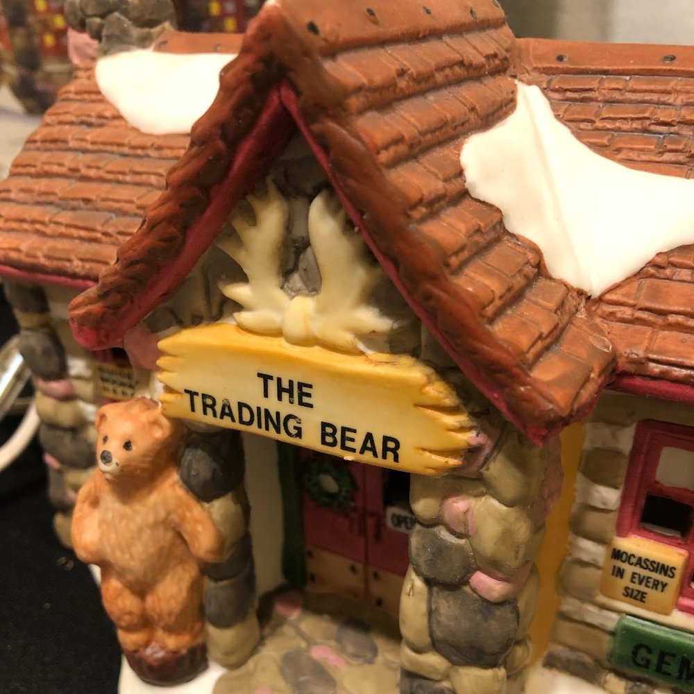 Christmas village Trading bear shop